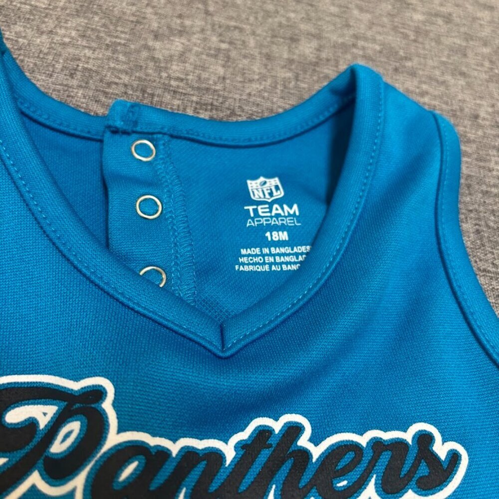 NFL Panthers Kids Dress - Blue and Black - Picture 2 of 5